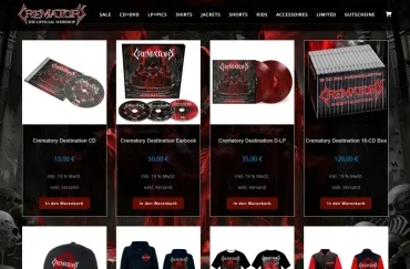 Crematory Destination Merch